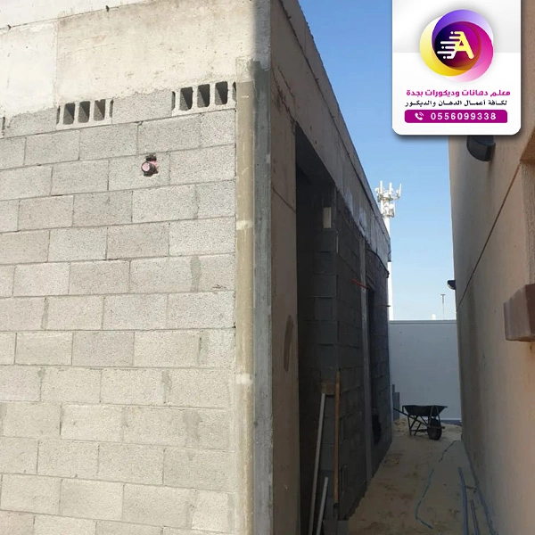 بناء ملحق خارجي دورين جدة