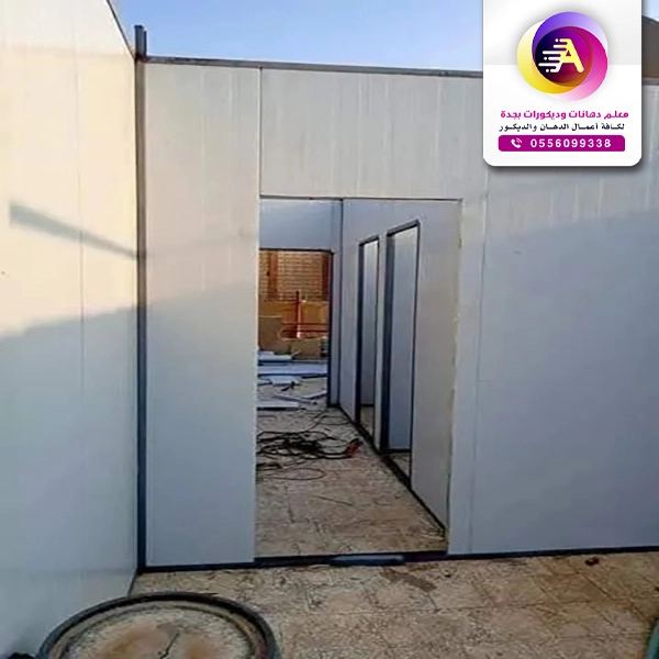 بناء ملحق ساندوتش بانل في جده